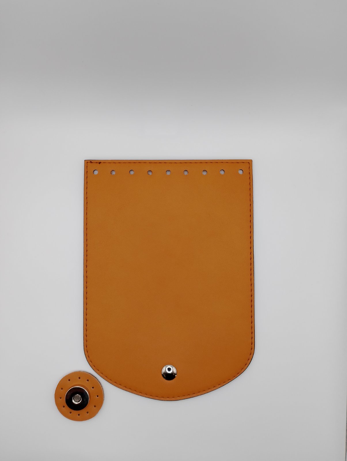 Καπάκι για Πλεκτές Τσάντες Οβάλ με Μαγνητικό Κούμπωμα